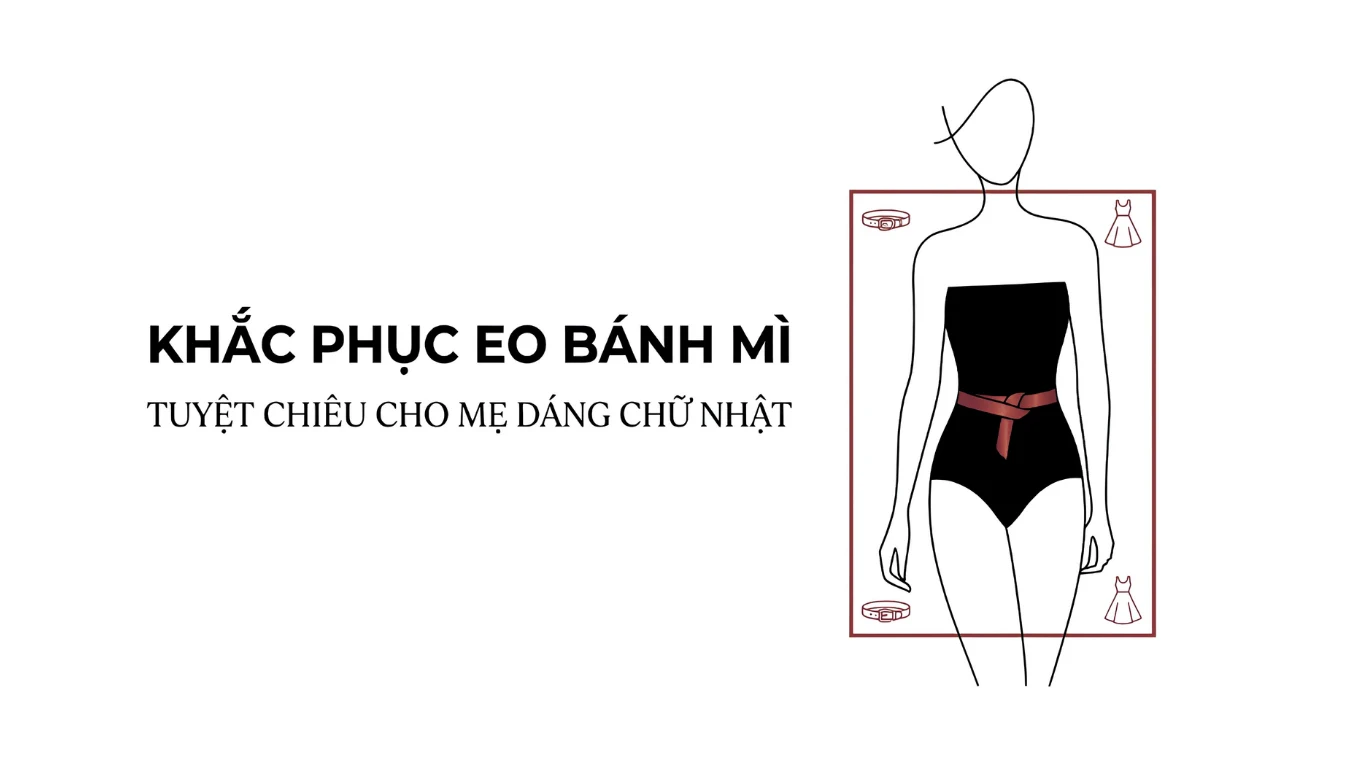 Khắc Phục Eo Bánh Mì: Tuyệt Chiêu Cho Mẹ Dáng Chữ Nhật
